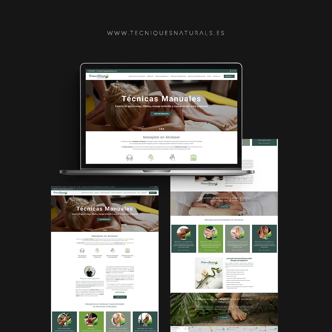 Diseño web corporativo - M Romaguera Alcàsser